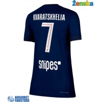 Paris Saint-Germain Khvicha Kvaratskhelia #7 Domaci Dres za Ženska 2025-26 Kratak Rukav